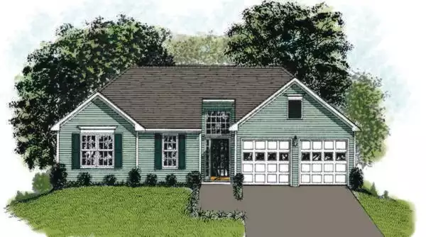 image of single story country house plan 6272